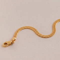 Luxe Herringbone Chain Bracelet