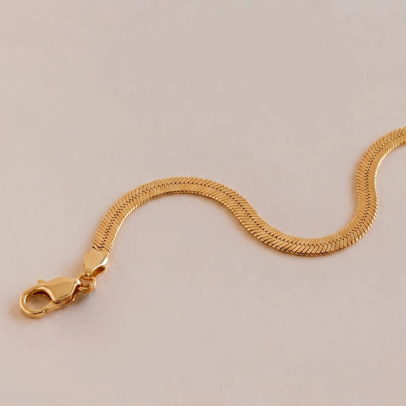 Luxe Herringbone Chain Bracelet