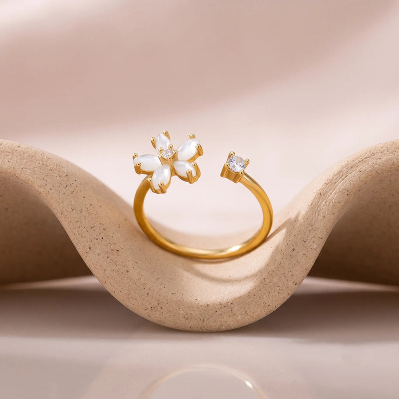 Blossom Spark Adjustable Ring