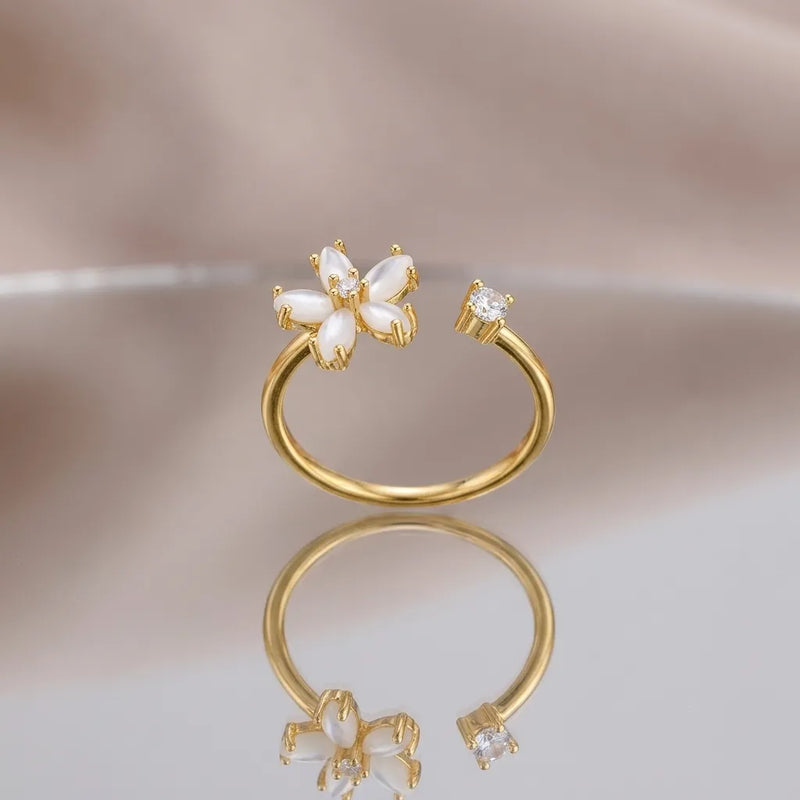 Blossom Spark Adjustable Ring