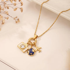 Wanderlust 18K Charm Necklace