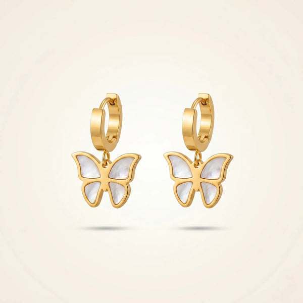 Avelis Butterfly Drop Earrings